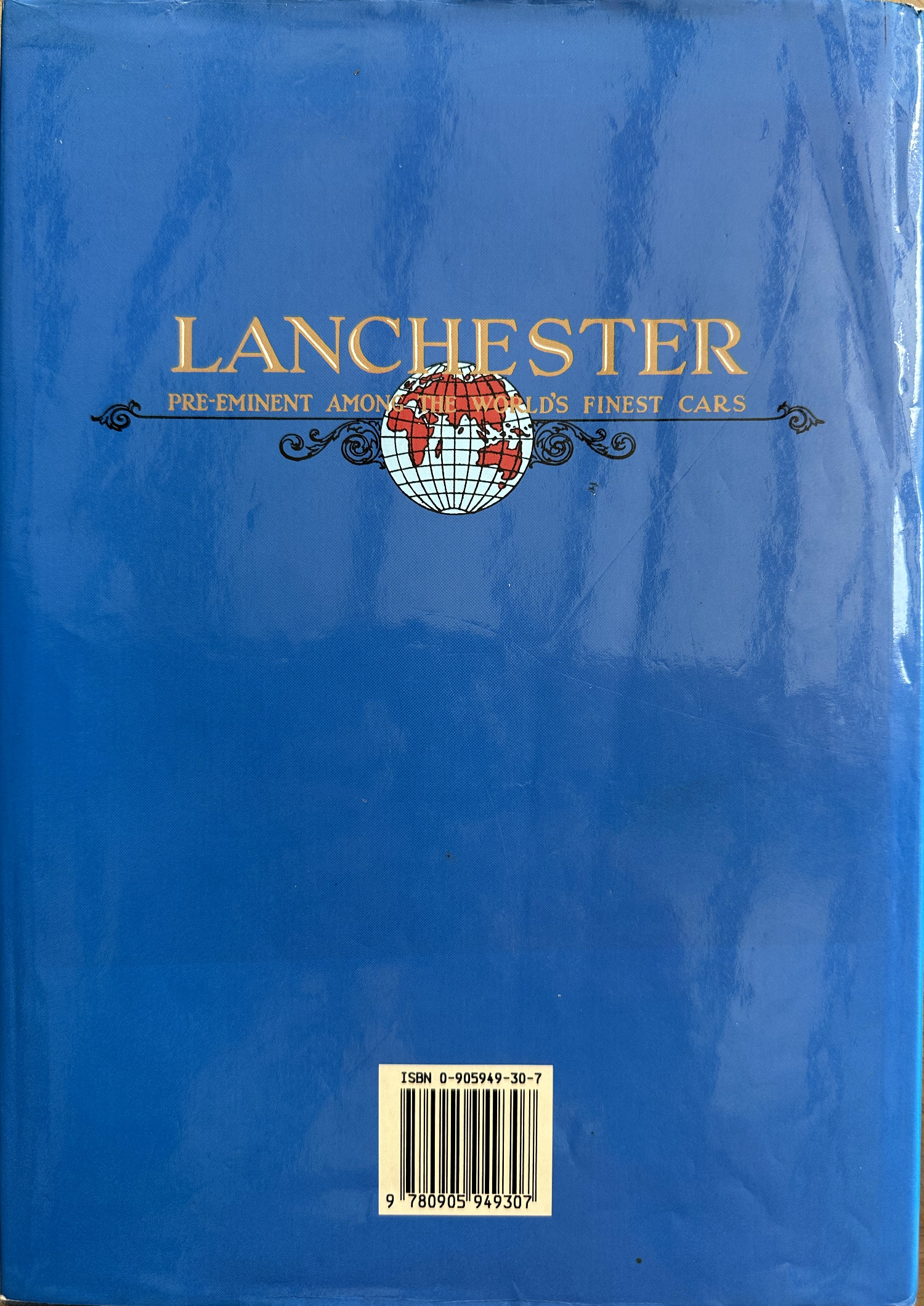 Rear cover of Lanchester Legacy Volume One